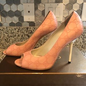 Open Toe Gucci Pumps